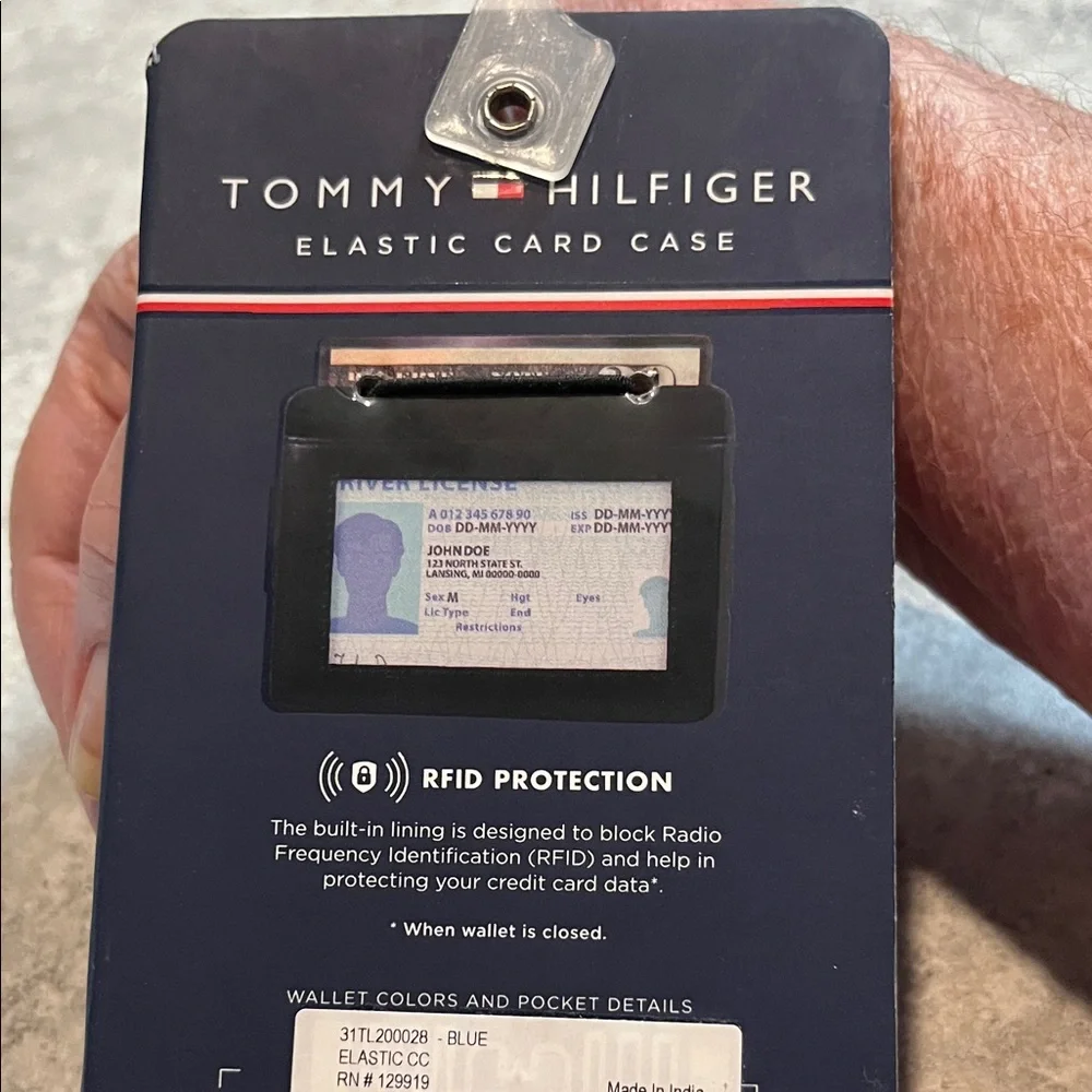 Tommy Hilfiger Navy Card Holder